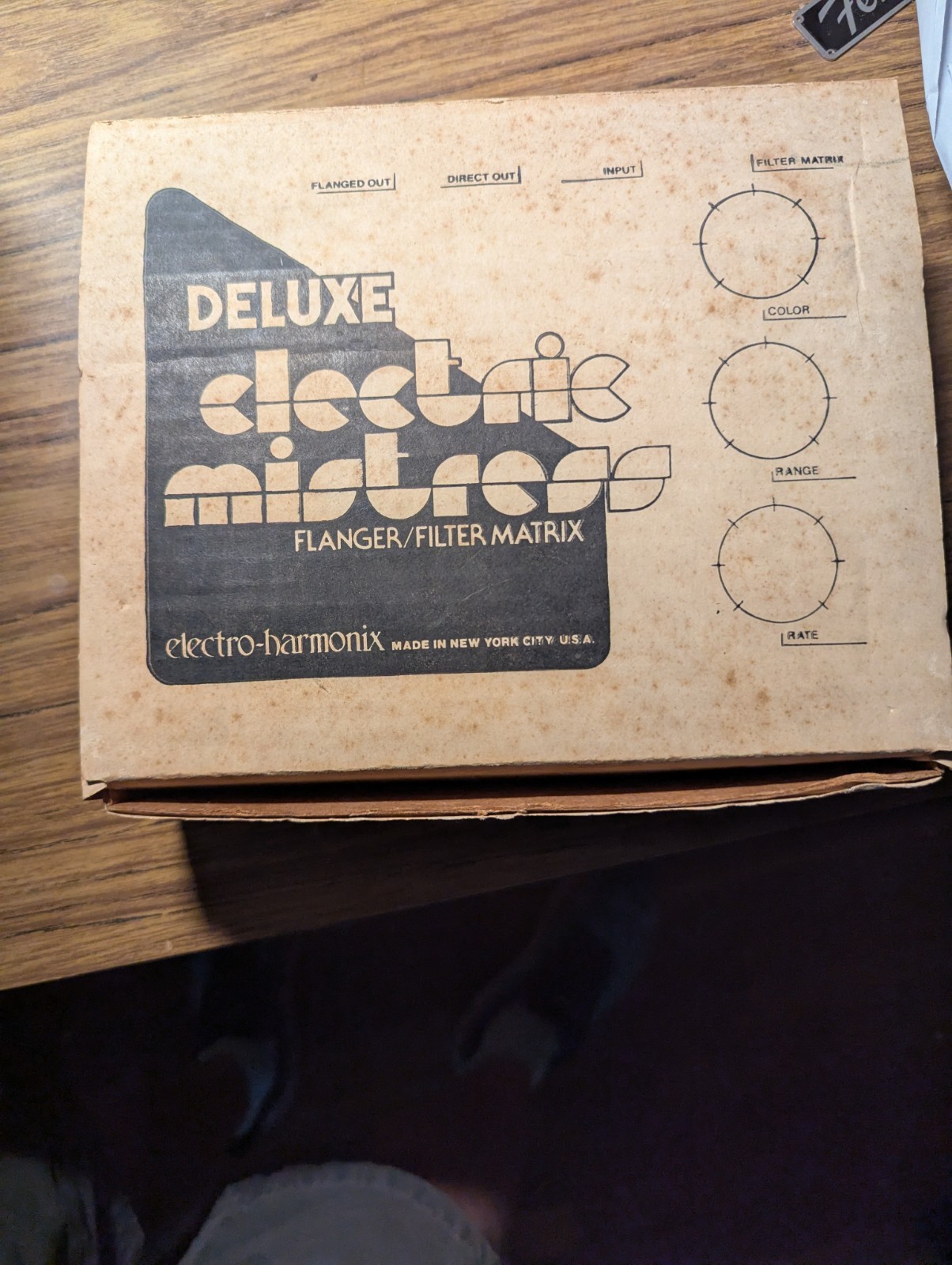 Electro Harmonix NYC 1978 Deluxe Electric Mistress Vintage Effect 1st generation