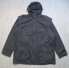 Barbour 1994 Durham Wachsjacke Herren C40 Large Navy Fierce Creatures Film Crew