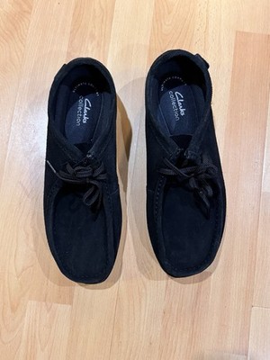 NWT Clarks Collection Wallabee Style Suede Shoes Men s US 12 Black Never Worn