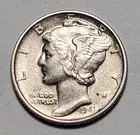 1941 P MERCURY DIME 90% SILVER HIGHER GRADE #P1986