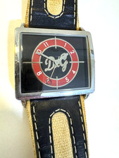 D&G Watch Dolce Gabbana Time Designer Square Dial Leather Strap