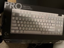 Logitech G PRO X TKL LIGHTSPEED Wireless Gaming Keyboard - White