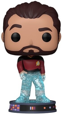 FUNKO POP! Plus: Star Trek Transporter - Riker [New Toy] Vinyl Figure