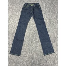 Sergio Valente Womens Bootcut Jeans Rinse Envy Neon Stitch S619017 Size 26 NWT