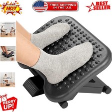Adjustable Footrest with Massage and Angle Adjustment – Office Essential