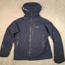 Sprayway Jacket Mens Medium Blue Gore-Tex Waterproof Hooded Hiking Walking