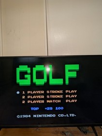 NES Golf (Nintendo Entertainment System 1985) Tested Cartridge Only