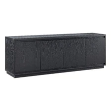Henn&Hart 68" Black Grain MDF TV Stand