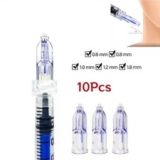 Crystal Nanosoft Microneedle 34G 3Pin Needles Anti Aging Eyes Neck Lines 0.6mm