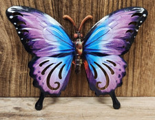 Butterfly SMALL Multicolor Garden Metal Wall Decor 7" x 5"