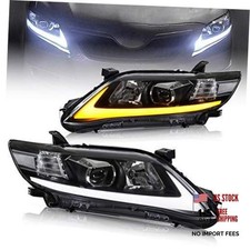 Led Projector Headlights Compatible with 2010 2011 Camry Base, LE, SE and