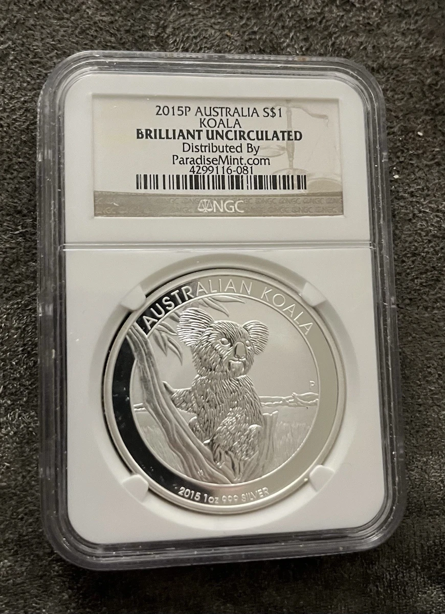 Australian Koala MS 70 Graded 1 oz Precious Metal Content per Unit
