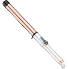 1 1/4 Inch Extra Long Barrel Curling Wand, Ceramic Tourmaline 1
