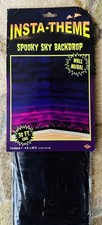 Beistle 4' x 30' Spooky Sky Backdrop 00901