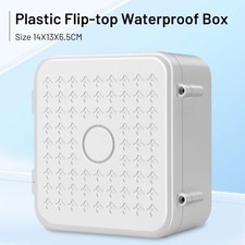 Caja Carcasa ABS Exterior 140 mm x 130 mm x 65 mm para Protección de Alimentación y Datos