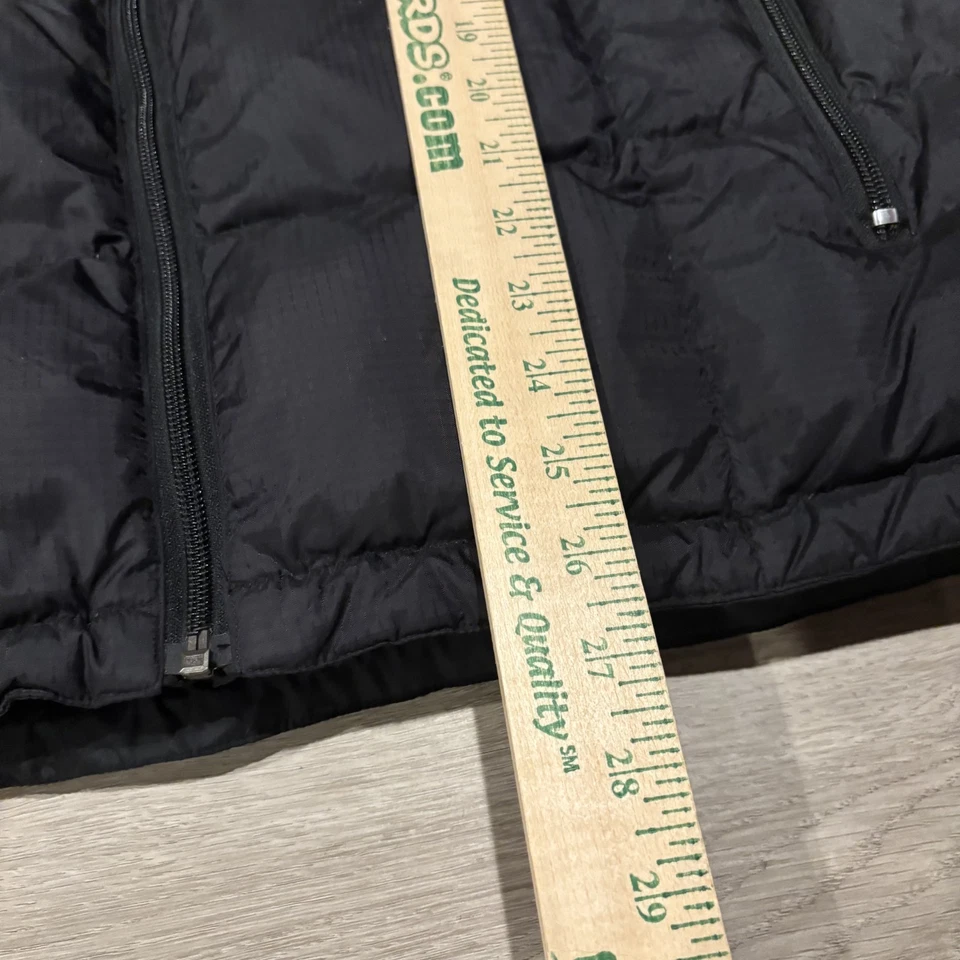 Винтажный мужской жилет Gap большой черный пуховик рипстоп стеганый на молнии опрятный - Изображение 4 из 4