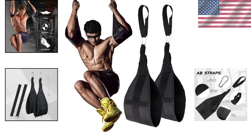 Versatile Ab Straps for Pull-Up Bars – Perfect for Home & Gym Workouts - Image 2 of 4