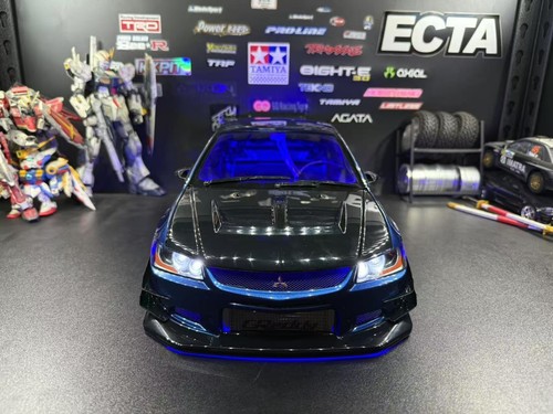 1/10 Mitsubishi Evolution 9 Drift & On-Road RC Car Body Shell – Metallic Blue 🚗 - Picture 10 of 11