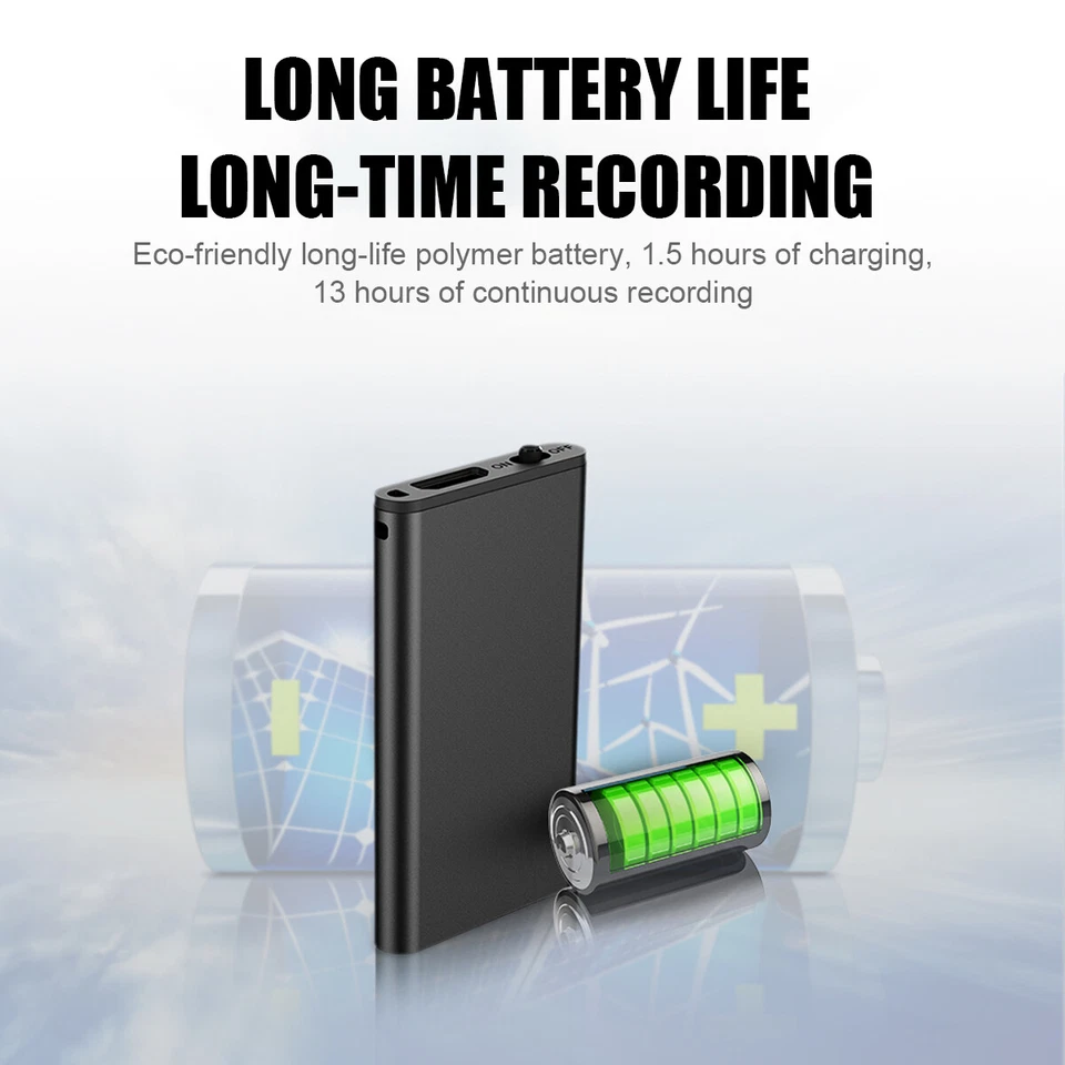 Mini Hidden Spy Digital Audio Voice Activated Recorder Smart MP3 Playback Small - Image 4 of 4