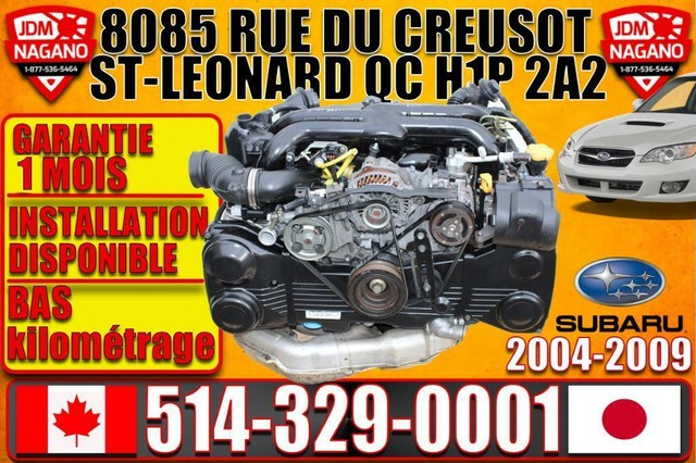 Moteur Subaru Legacy GT Turbo 2004 2005 2006 2007 2008 2009 Legacy Turbo Engine EJ255 Motor EJ20X in Engine & Engine Parts in City of Montréal
