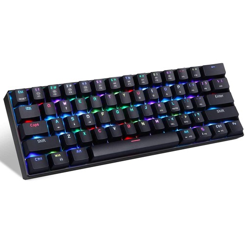 Mechanical Feeling USB Wired Gaming Keyboard  Backlit 61 Keys for PC N5C2 - Picture 1 of 11