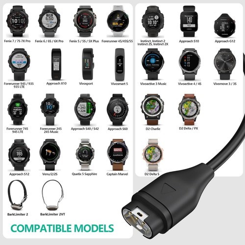Do Garmin Approach S70 X10 S62 S10 S42 S12 G12 Szybkie ładowanie USB Kabel Przewód - Zdjęcie 11 z 12