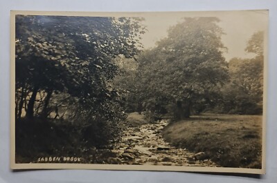 Sabden Brook bei Clitheroe Postkarte 1919 Lancashire Edgar Bradshaw Padiham