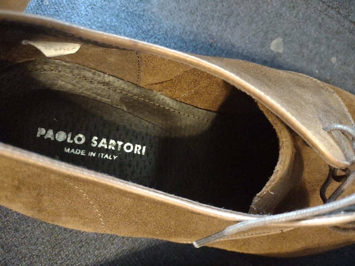 PAOLO SARTORI suede men shoes size 46 Men main image 2