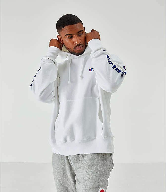 All white 2025 champion sweater