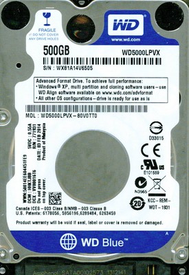 WD5000LPVX-80V0TT0 DCM: HHKTJBB WESTERN DIGITAL SATA 500GB | eBay