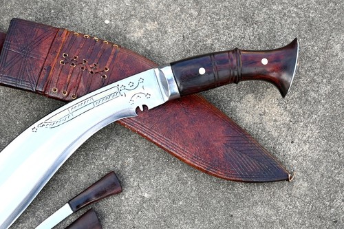 13 Zoll lange Klinge voll Angkhola kukri-khukuri-geschmiedet-Gurkha Messerarbeit - Bild 5 von 10