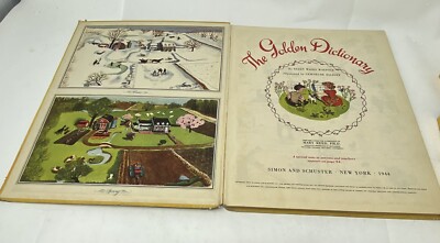 Golden Dictionary 1030 Words 1500 Pictures A Giant Golden Book