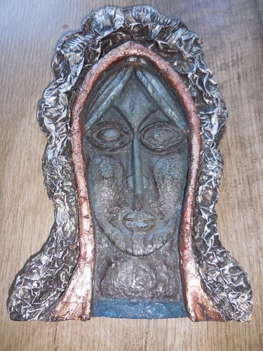 Black MADONNA Icon Our Lady Of Czestochowa Hand Crafted Poland
