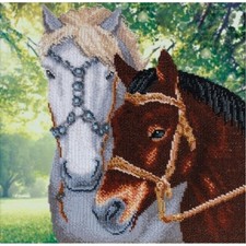 Bead Embroidery Kit Horses Bead needlepoint Bead stitching DIY VDV
