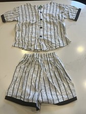 4 Sets Of  Boys Baseball Shirt  Shorts Set- Size 6-8- New