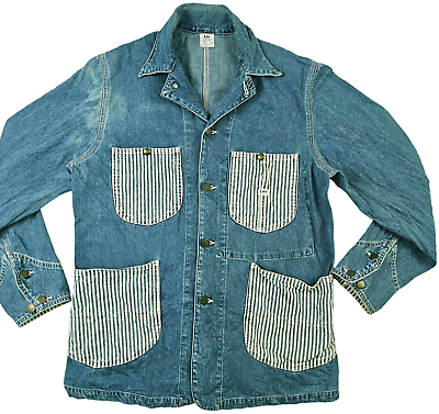 HOT VTG Men LEE 91-J REPRO SANFORIZED CHORE HICKORY JELT HOT VTG Men LEE 91-J REPRO SANFORIZED CHORE HICKORY JELT