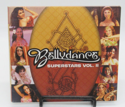 BELLYDANCE SUPERSTARS VOLUME 2 MUSIC CD, 13 GREAT V/A TRACKS, MONDO MELODIA