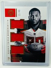 2017 Panini Encased O.J Howard RC Triple Memorabilia #11/49