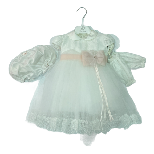 ABITO VESTITO BATTESIMO BIMBA LES PETITS ENFANTS DANIELA BIANCO ORIGINALE  PE | eBay
