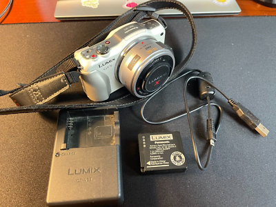 Panasonic LUMIX DMC-GF5X 12.1MP w/ 14-42m ASPH Lens, battery, AV 