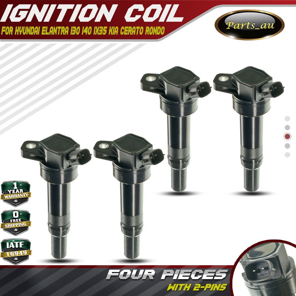 4x Ignition Coils Pack for Hyundai Elantra AD i30 GD ix35 Kia Sportage