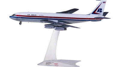 1:200 Herpa AIR BERLIN USA BOEING 707-300 Passenger Plane Diecast Aircraft Model