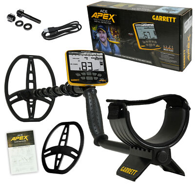 Garrett ACE APEX Detector with 8.5 x 11 Multi-Flex Raider Coil