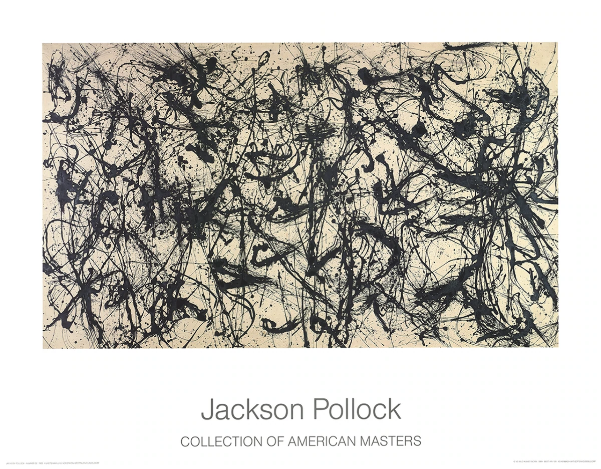 JACKSON POLLOCK Number 32 (1950) 27.5