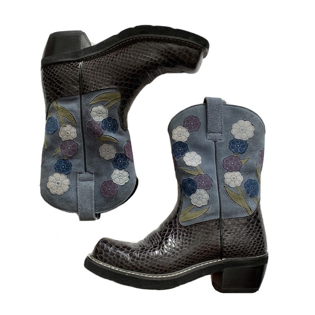 ariat snakeskin boots