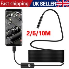 5/10M USB Type C Endoscope Borescope Snake Inspection Camera for Phone Android