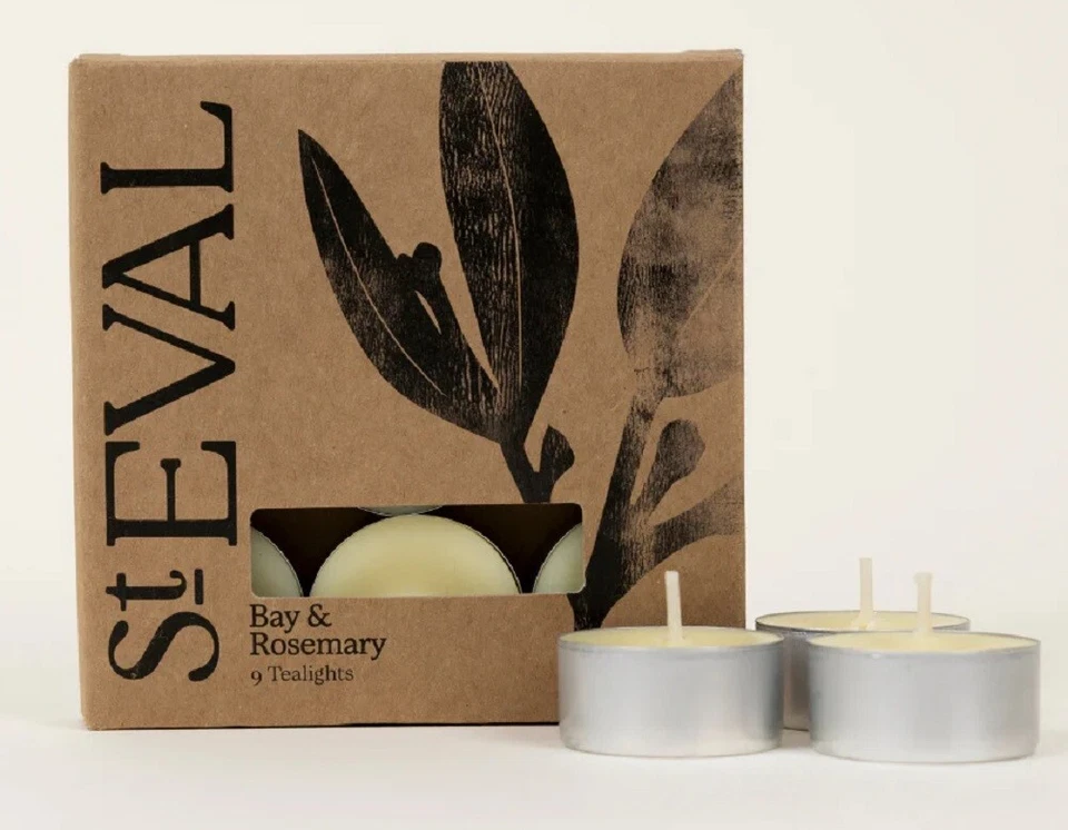 St Eval "Bay & Rosemary" Scented Tealights Two packs of 9. - Image 2 of 4