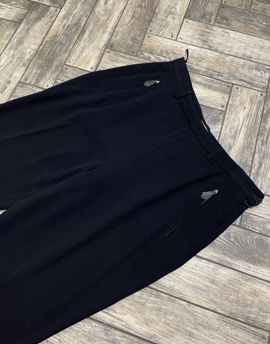 Vintage Hermes Paris Trousers Wool Pants Black Size 42 | eBay Vintage Hermes Paris Trousers Wool Pants Black Size 42 | eBay