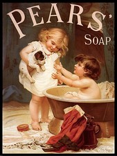 Pears' Soap, Retro vintage style metal tin sign gift