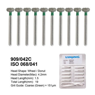 Dental FG Diamond burs 10pcs Per pack TF-12F TR-12 TR-13EF FO-32C